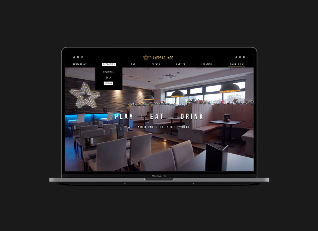 Bar & Nightclub Website Design