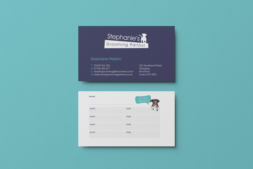 Stephanies | Appointment Card Design