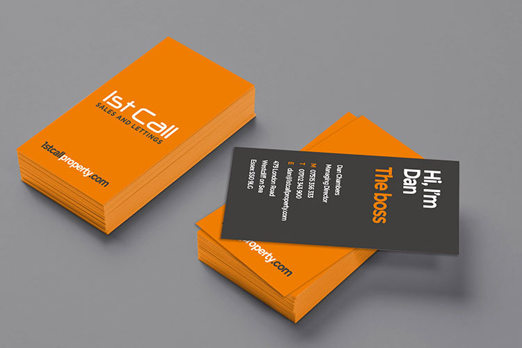 1st Call Property - Business Card Design