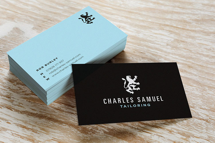 Charles Samuel Tailoring - Business Card Design