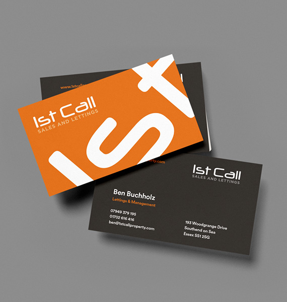 1st Call Estate Agent - Branding Case Study