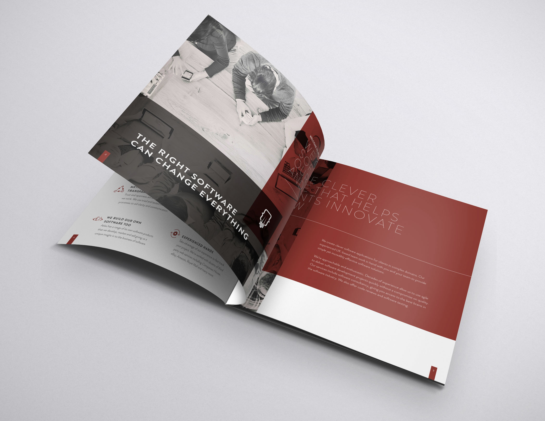 Atlas Code - Brochure Design Essex