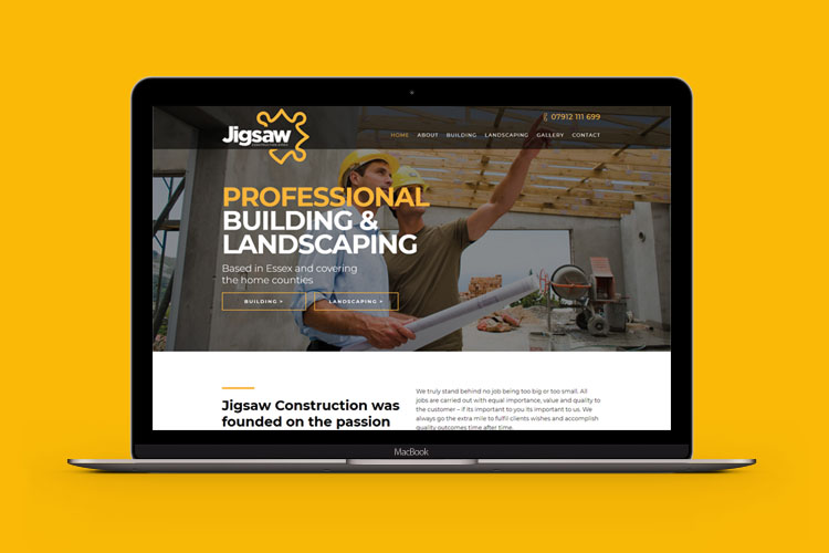 Construction Industry Website Design