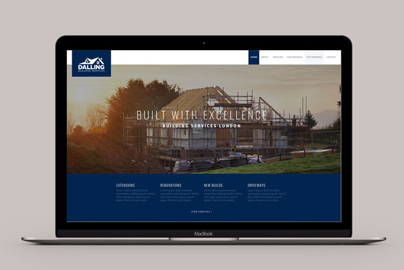 Construction Industry Website Design