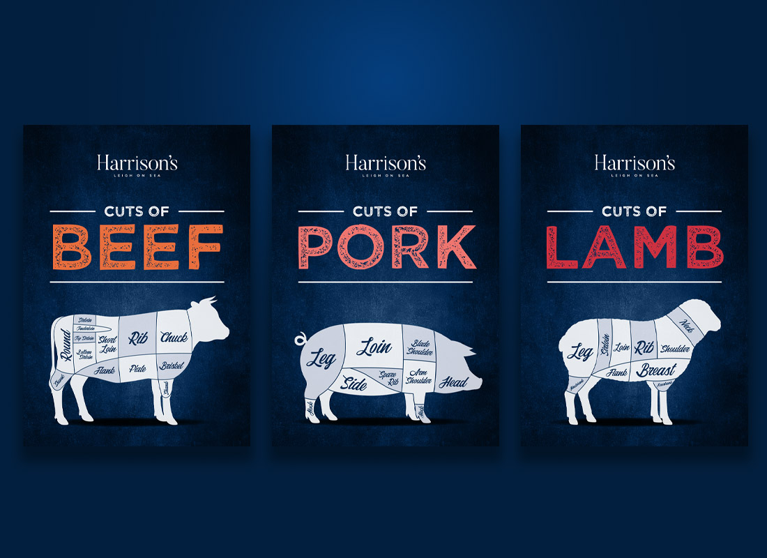 Poster design for butchers