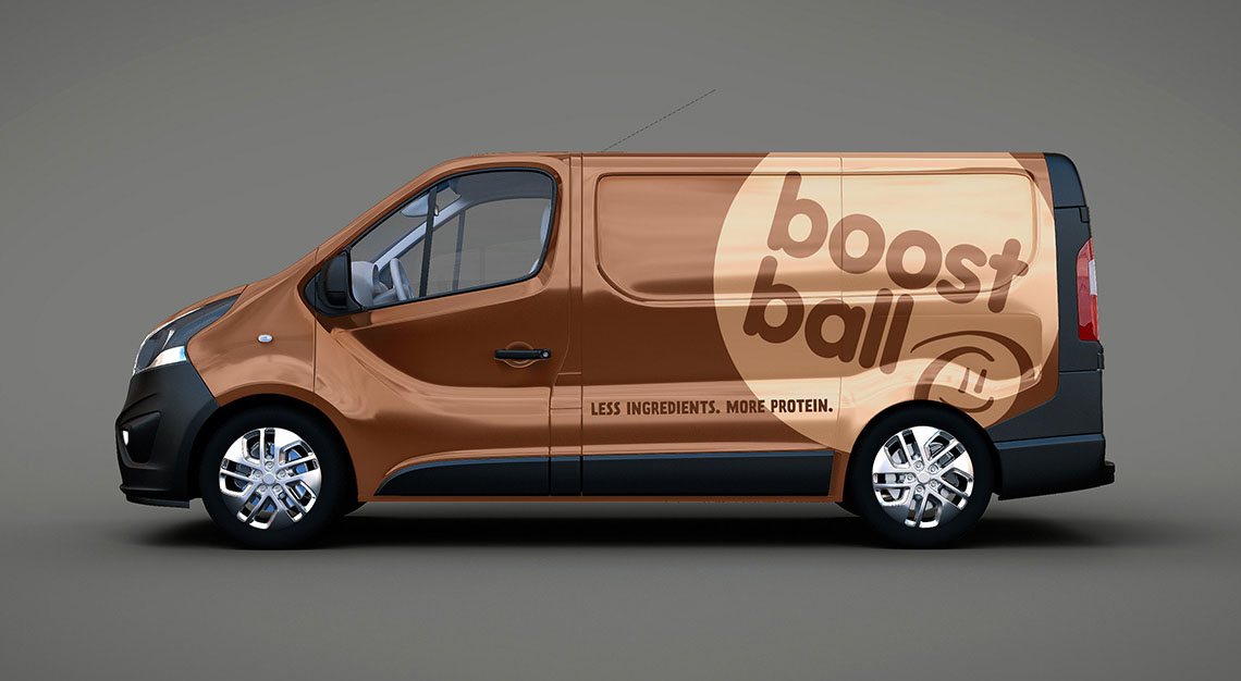Boostball Vehicle Signage Design