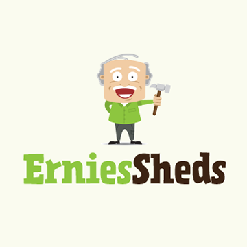 Ernies Sheds - Logo Design Essex