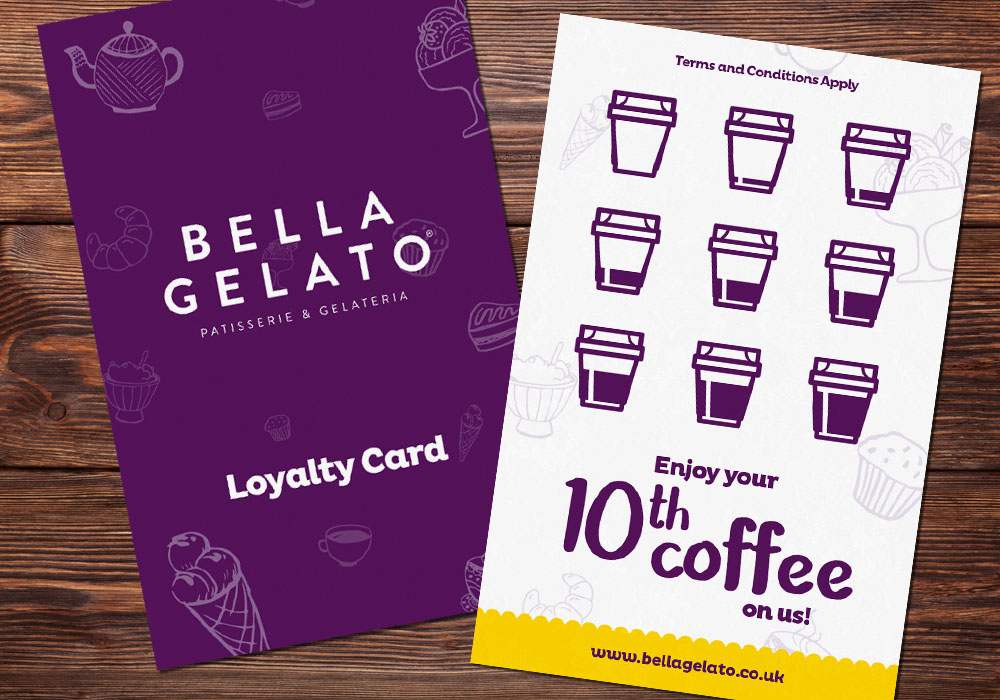Bella Gelato - Loyalty Card Design