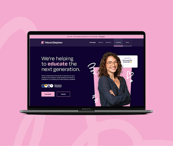 Mount Stephen - Recruitment - Website Design